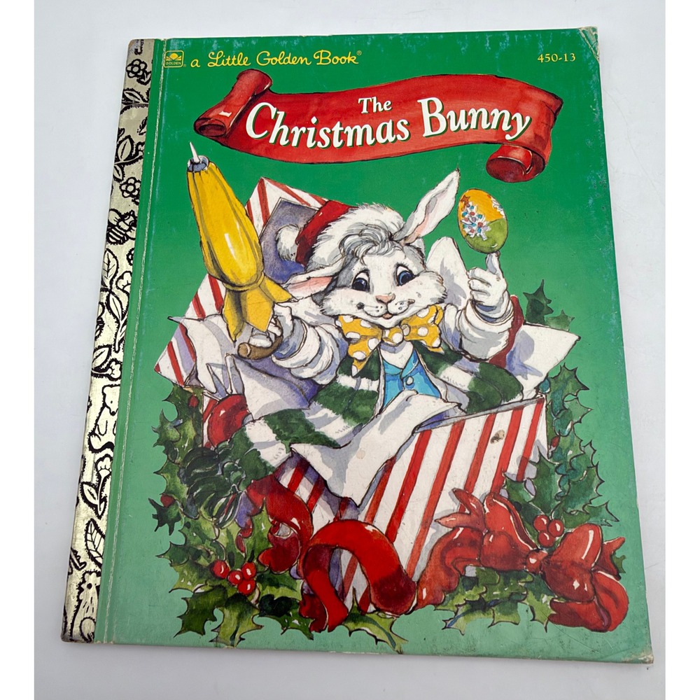 Little Golden Book The Christmas Bunny Arnold Rabin 1994 Vintage Kids Storybook